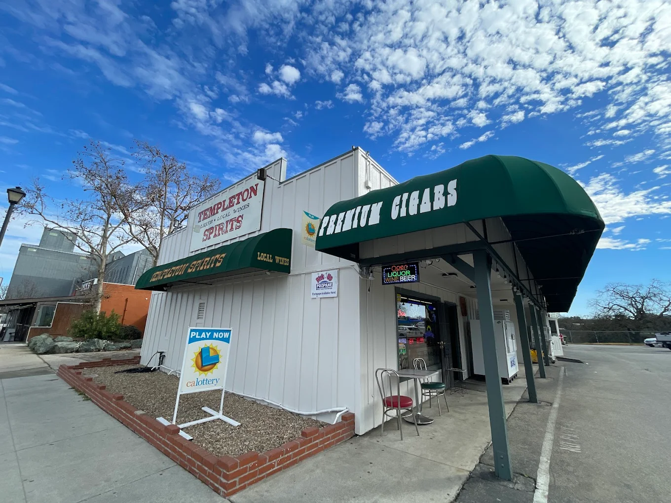 Templeton Spirits storefront